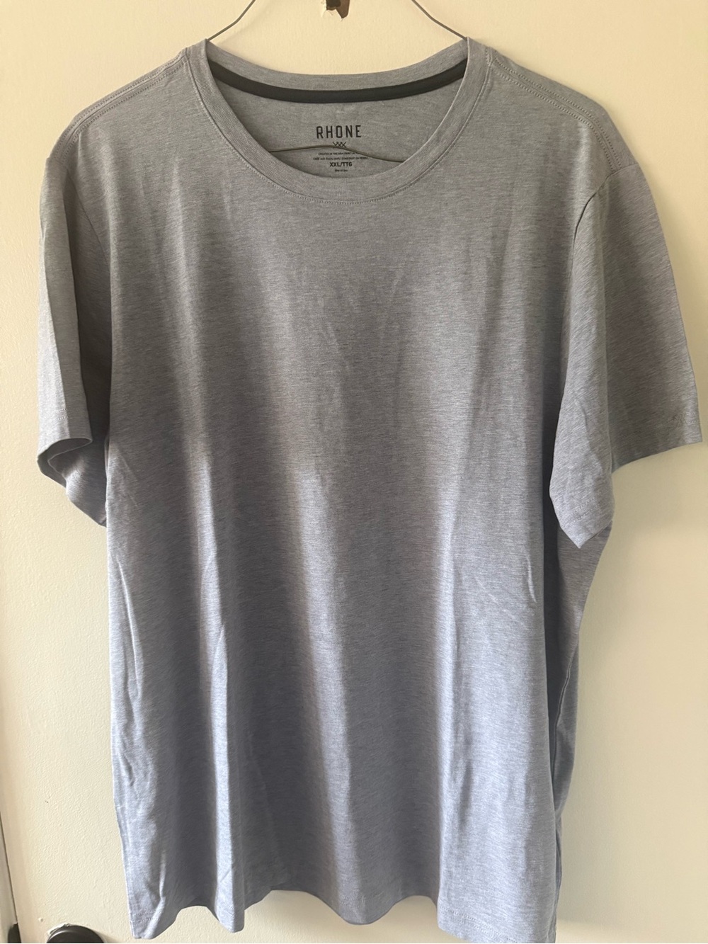 RHONE Light Grey Short Sleeve Crew Tee NWOT